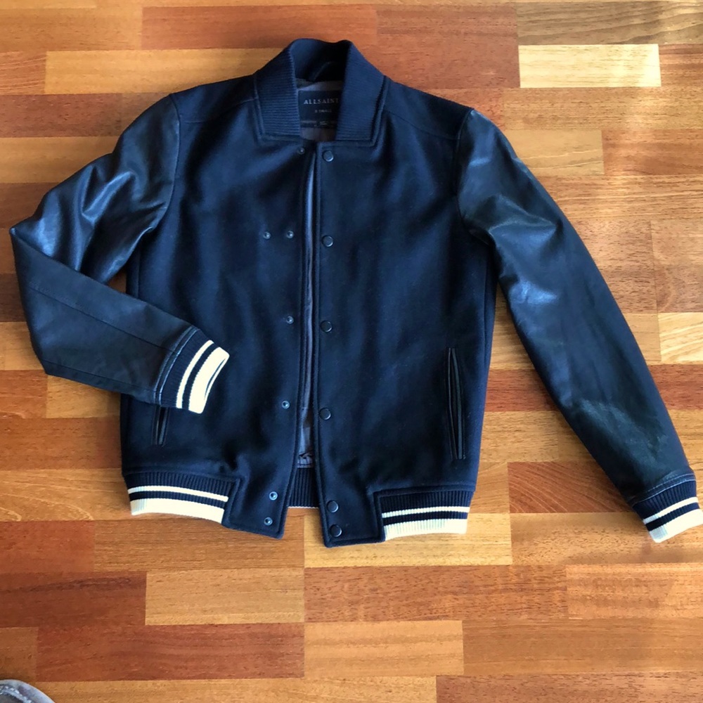 AllSaints extra small Italian cloth. Bomber jacket